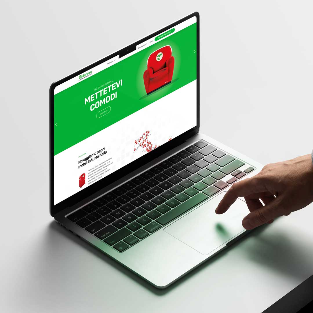 layout di sito web sviluppato da agenzia di comunicazione di sora frosinone