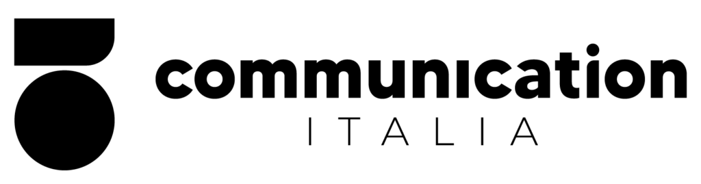 Communication Italia nuovo logo orizzontale nero